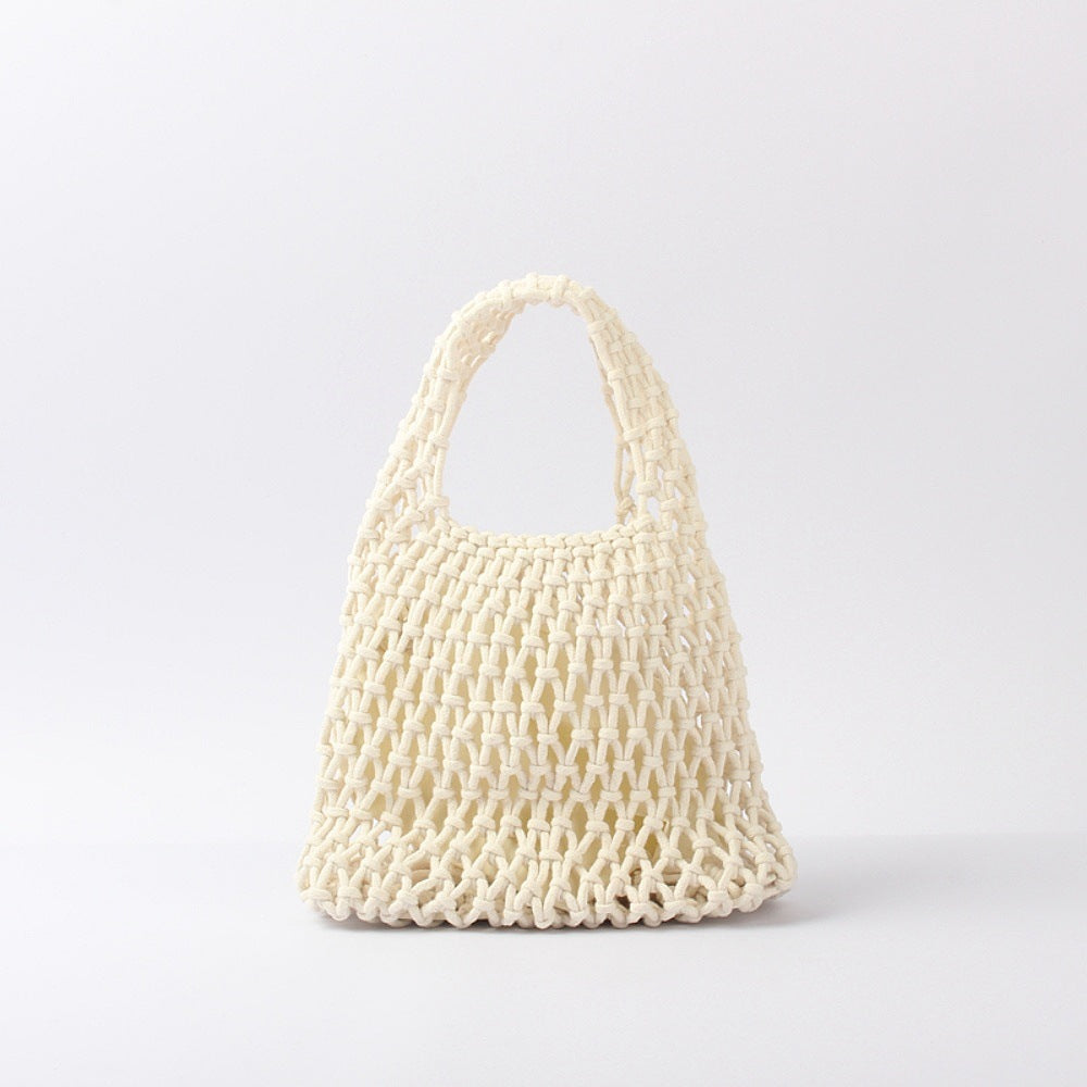Handwoven Tote Bag Made of Natural Material LoungeYard — product view 3