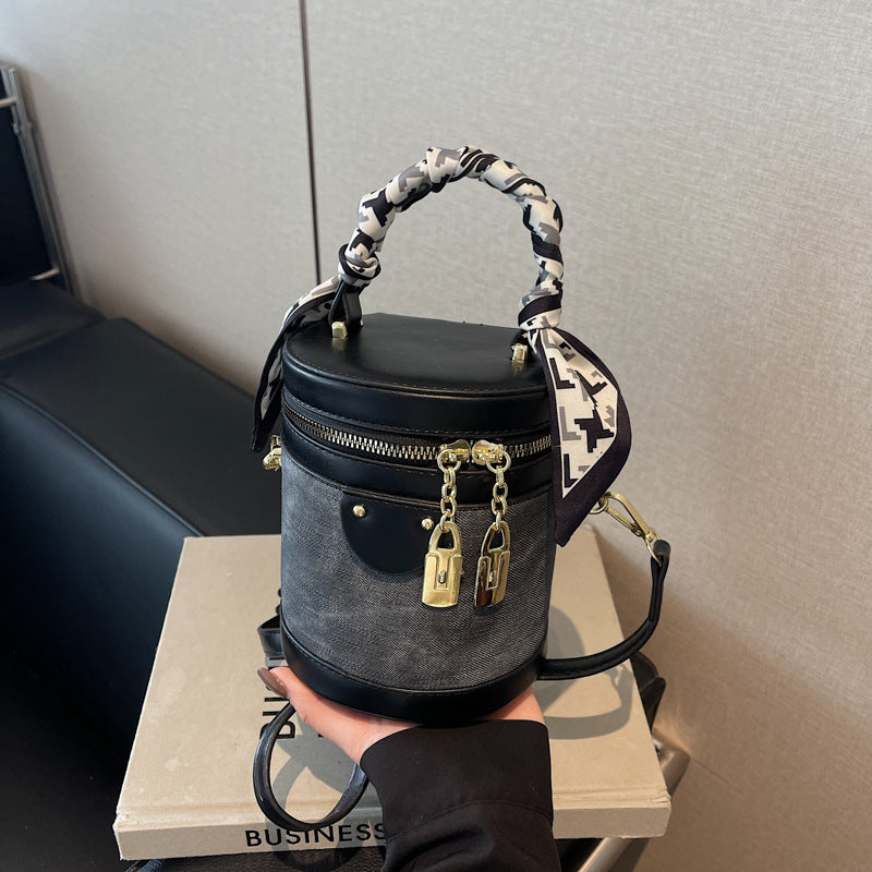 Fashionable Structured Bucket Bag LoungeYard — product view 7