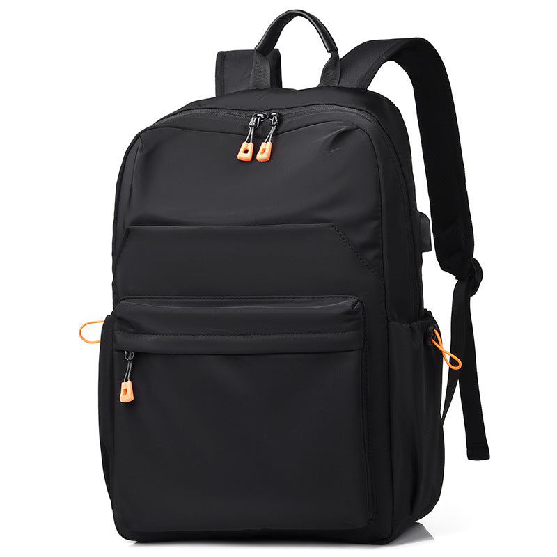Robust Everyday Backpack with Water-Repellent Material LoungeYard — product view 1