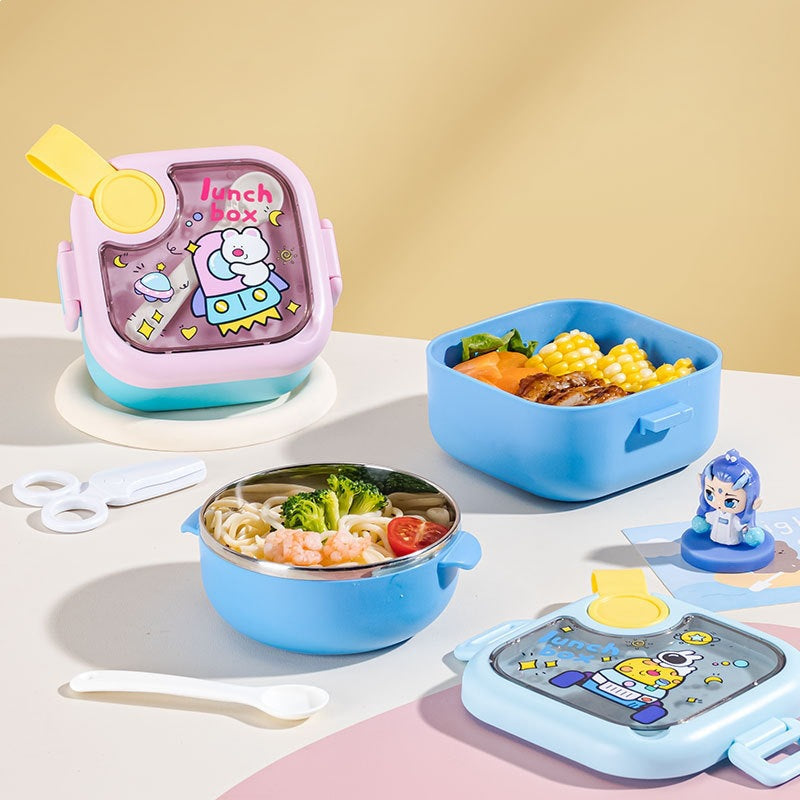 Fun-Themed Multi-Compartment Lunch Box — product view 1