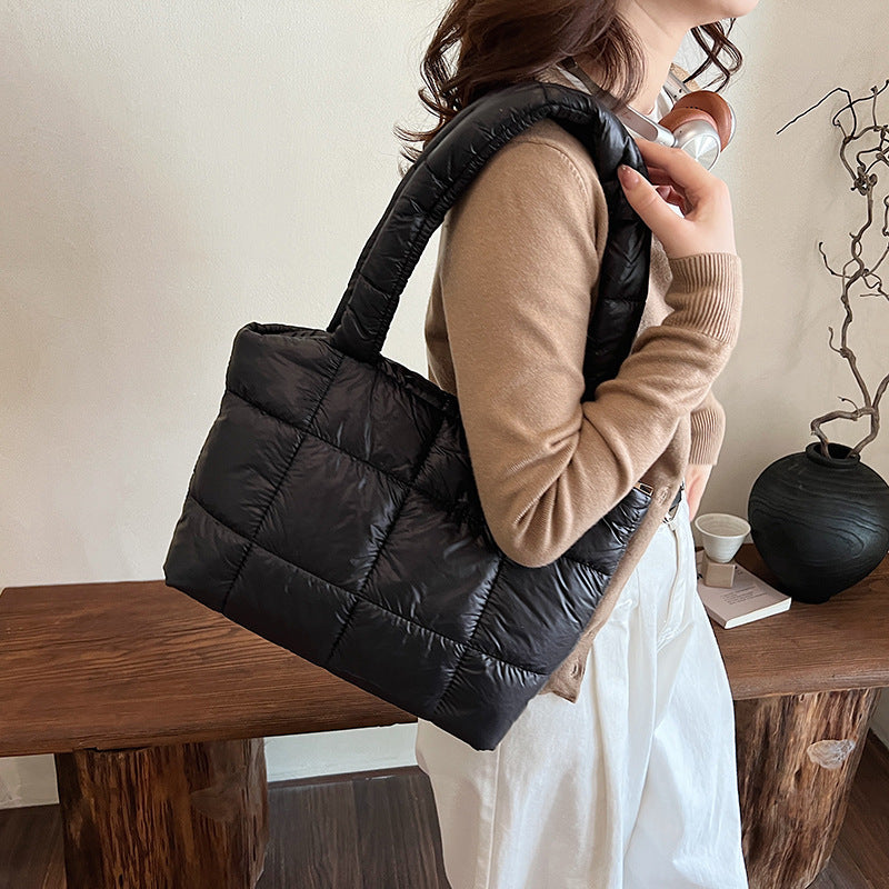 Cozy Quilted Tote Bag — product view 6