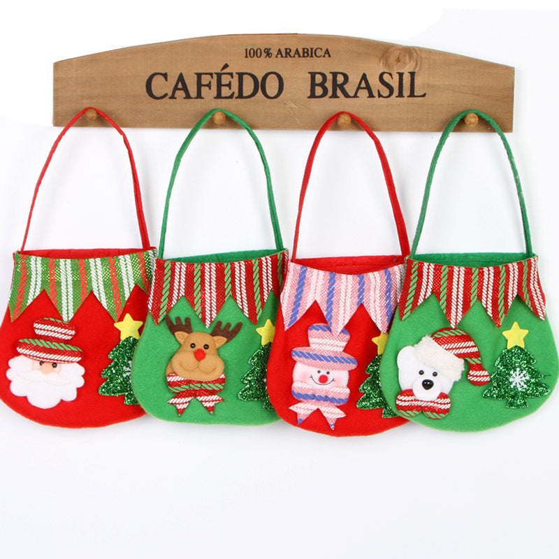 Festive Holiday-Themed Felt Tote Bag LoungeYard — product view 1