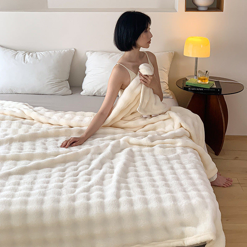 Women’s Plush Blanket with Cozy Comfort LoungeYard — product view 4
