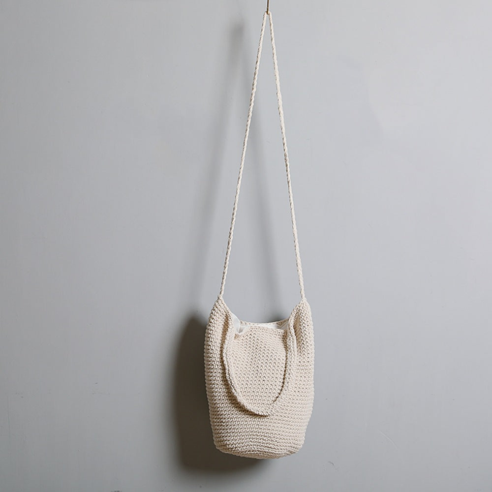 Handmade jute bag with adjustable shoulder strap LoungeYard — product view 1