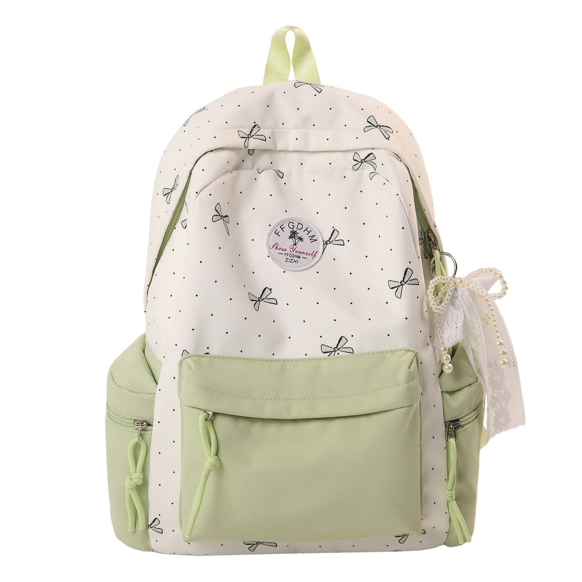 Stylish Bow-Embellished Casual Backpack LoungeYard — product view 5