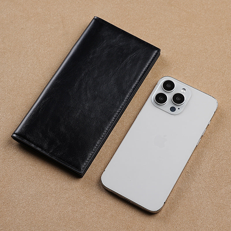 Premium Leather Long Wallet — product view 5