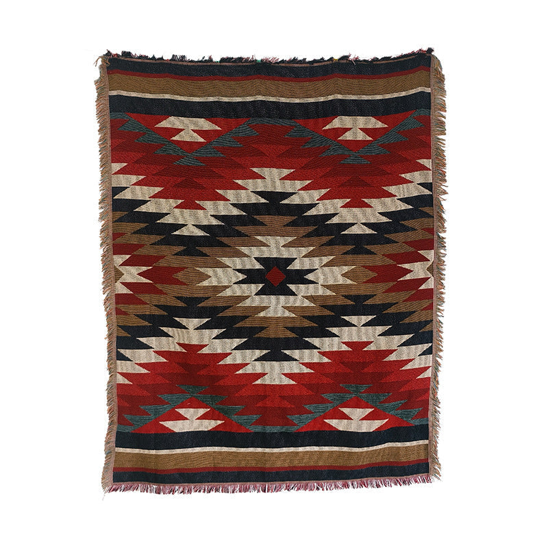 Tribal Patterned Throw Blanket — product view 5