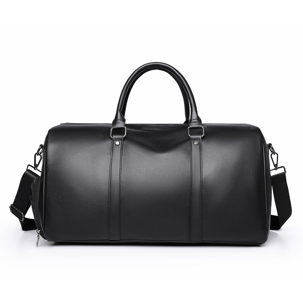 Premium Leather Travel Duffel Bag LoungeYard — product view 6