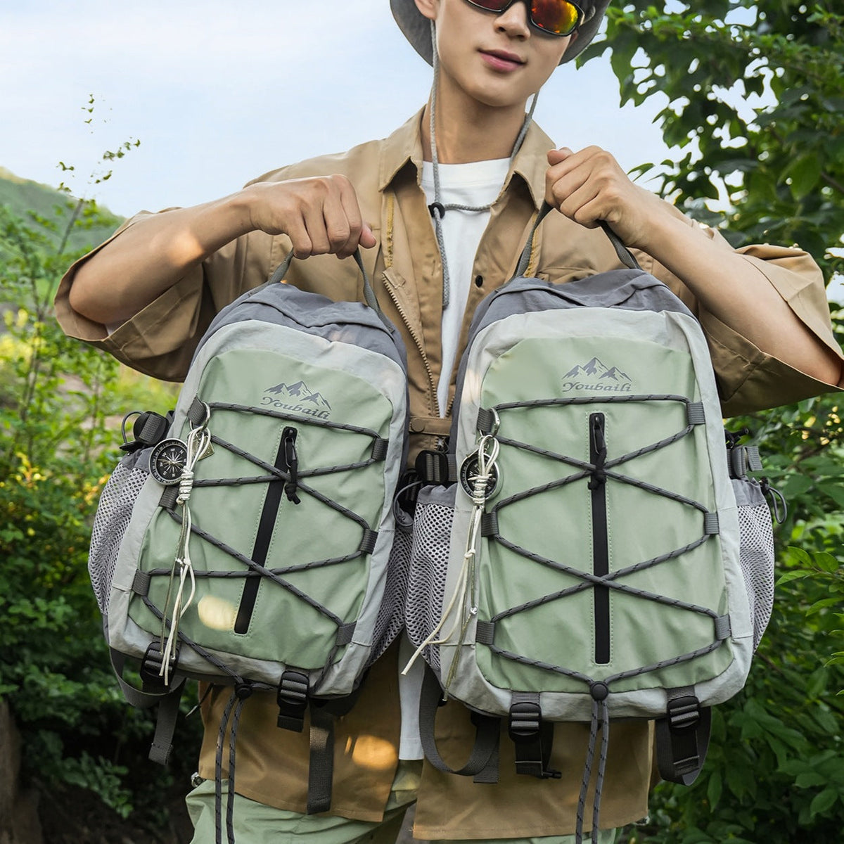 Lightweight Multifunctional Travel Backpack LoungeYard — product view 2
