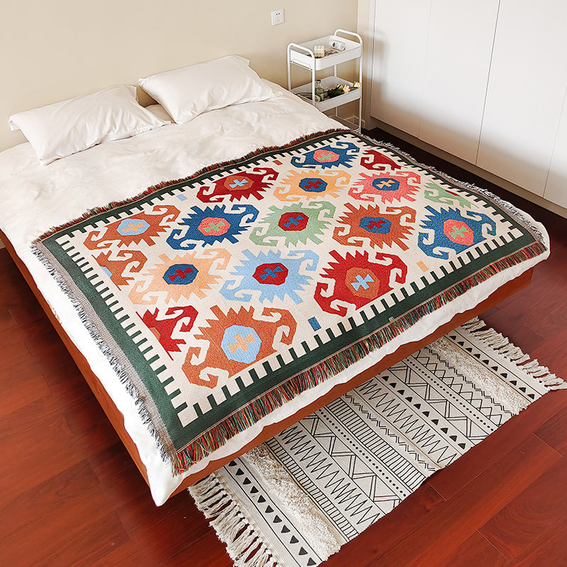 Bohemian Patterned Throw Blanket — product view 1