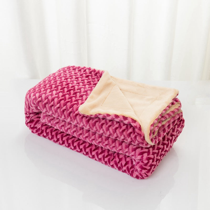 Women's soft and cozy microfiber blanket LoungeYard — product view 4