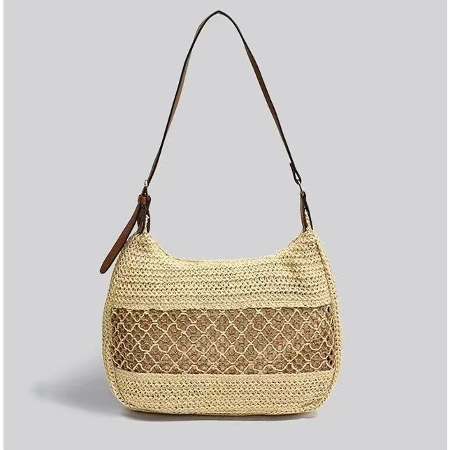 Handcrafted Backpack Bag in Natural Look LoungeYard — product view 3