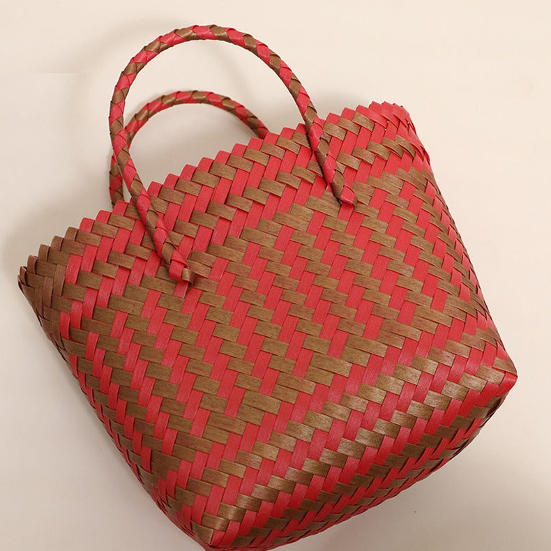 Braided Tote Bag in Rustic Design LoungeYard — product view 3
