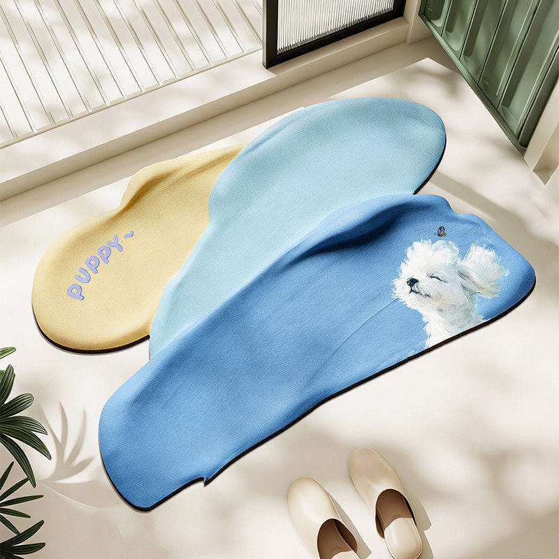 Playful Rainbow-Themed Bath Mat LoungeYard — product view 6