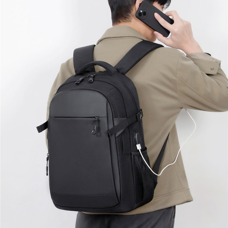 Elegant Laptop Backpack with Versatile Compartments and Ergonomic Design LoungeYard — product view 1