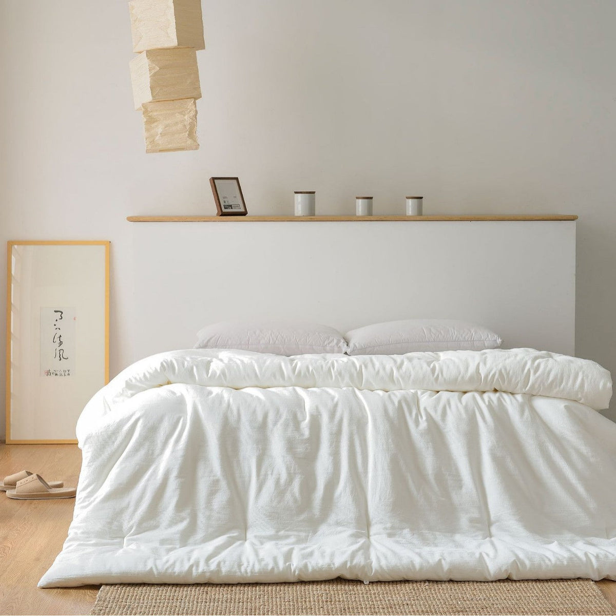 All-season cotton blanket with breathable and hypoallergenic filling — product view 4