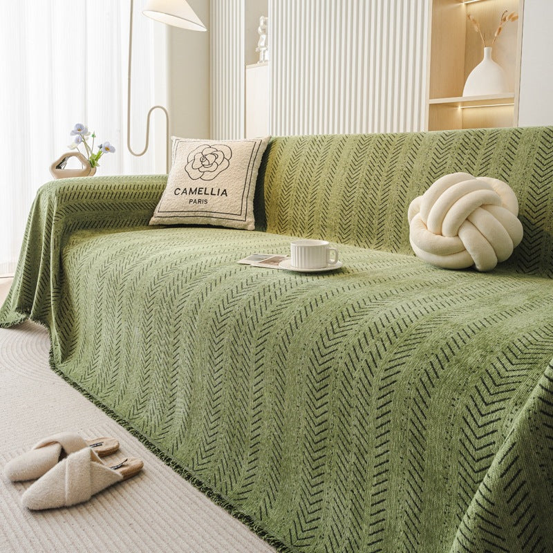 Cozy Textured Sofa Throw Blanket — product view 2