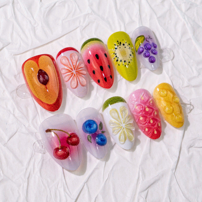 Fruit-Inspired 3D Press-On Nail Set — product view 2