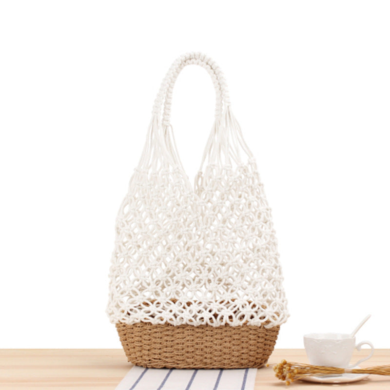 Designer Shoulder Bag Made of Woven Bast LoungeYard — product view 4