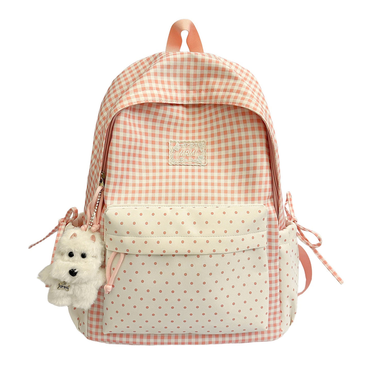 Chic Plaid Backpack LoungeYard — product view 5