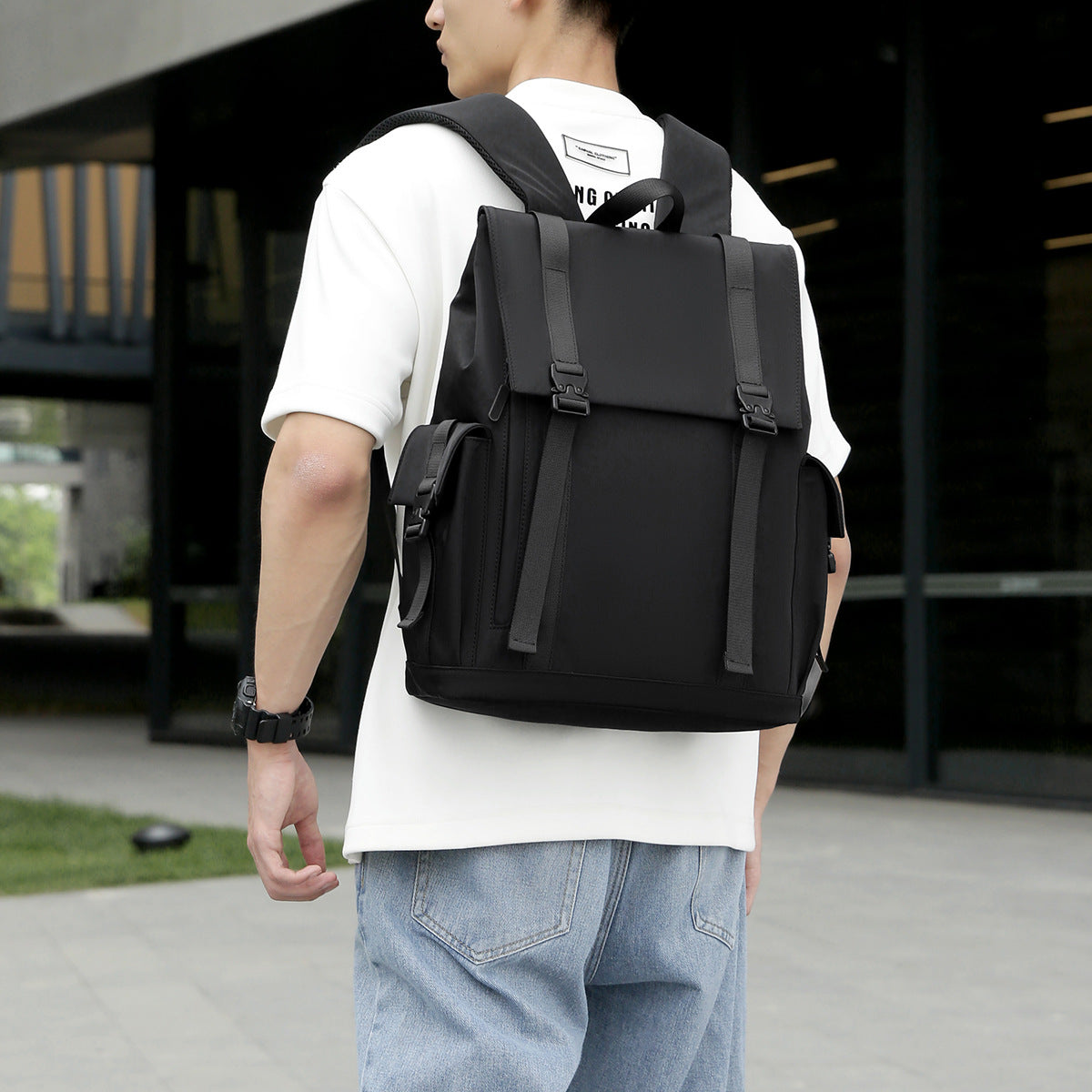 Large Capacity Waterproof Travel Backpack LoungeYard — product view 1