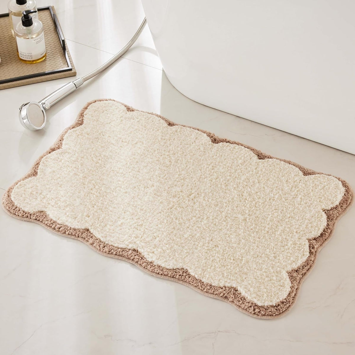 Cloud-Shaped Soft Bath Mat — product view 4