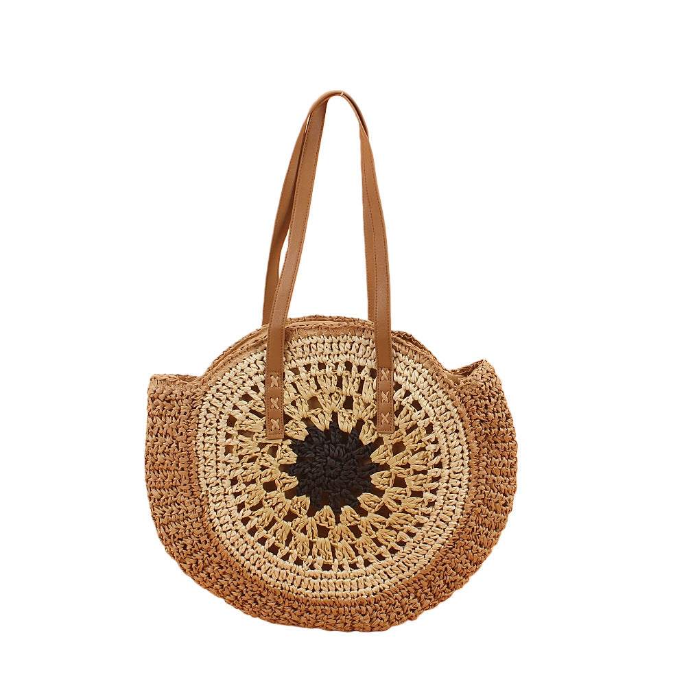 Handcrafted beach bag with unique texture design LoungeYard — product view 2