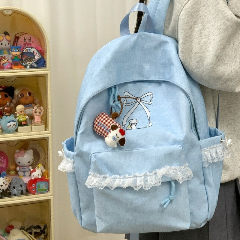 Playful backpack with cute design and practical compartments LoungeYard — product view 2