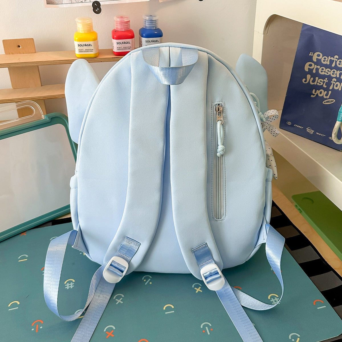 Cute Elephant-Design Backpack LoungeYard — product view 4