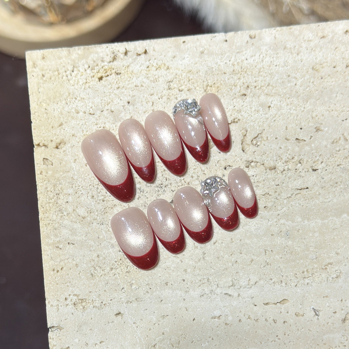 Premium Glitter Ombre Press-On Nails — product view 5