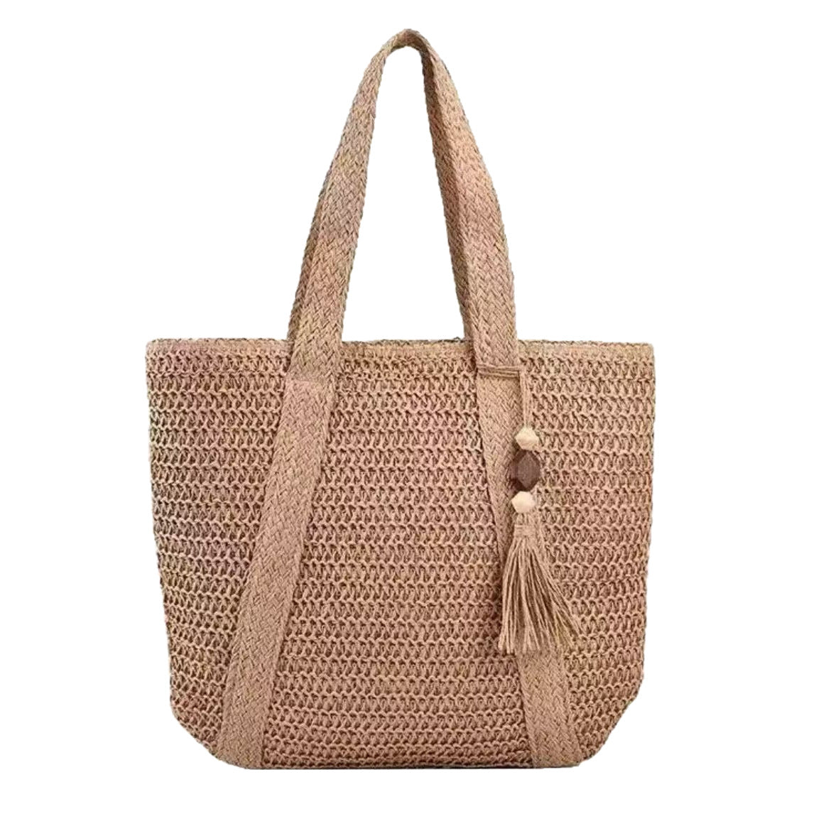 Handmade straw bag LoungeYard — product view 5