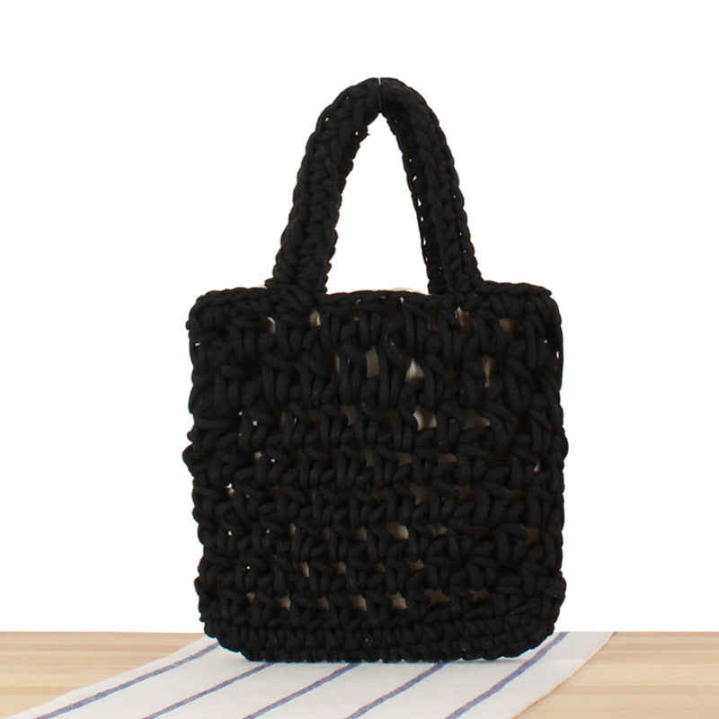 Stylish Macrame Tote Bag LoungeYard — product view 5