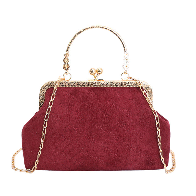 Elegant Vintage Style Clutch Bag LoungeYard — product view 6