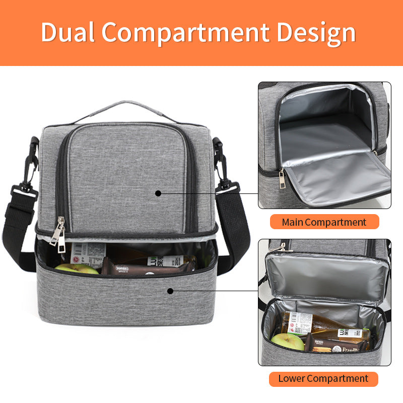Insulated Multi-Compartment Food Carrier — product view 2