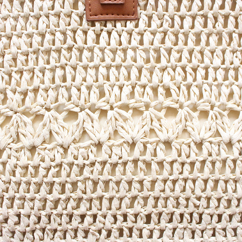 Handmade straw bag LoungeYard — product view 2