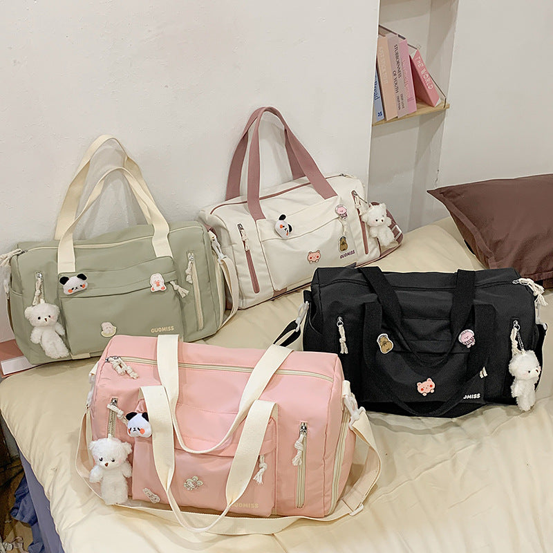 Playful Canvas Gym Tote LoungeYard — product view 2