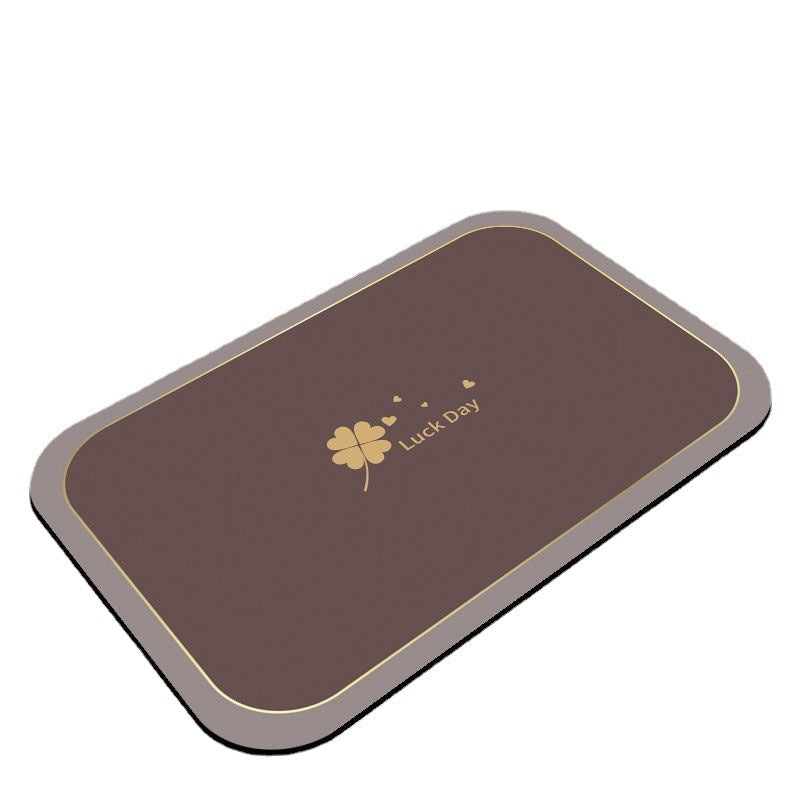 Luck-Inspired Decorative Bath Mat — product view 5