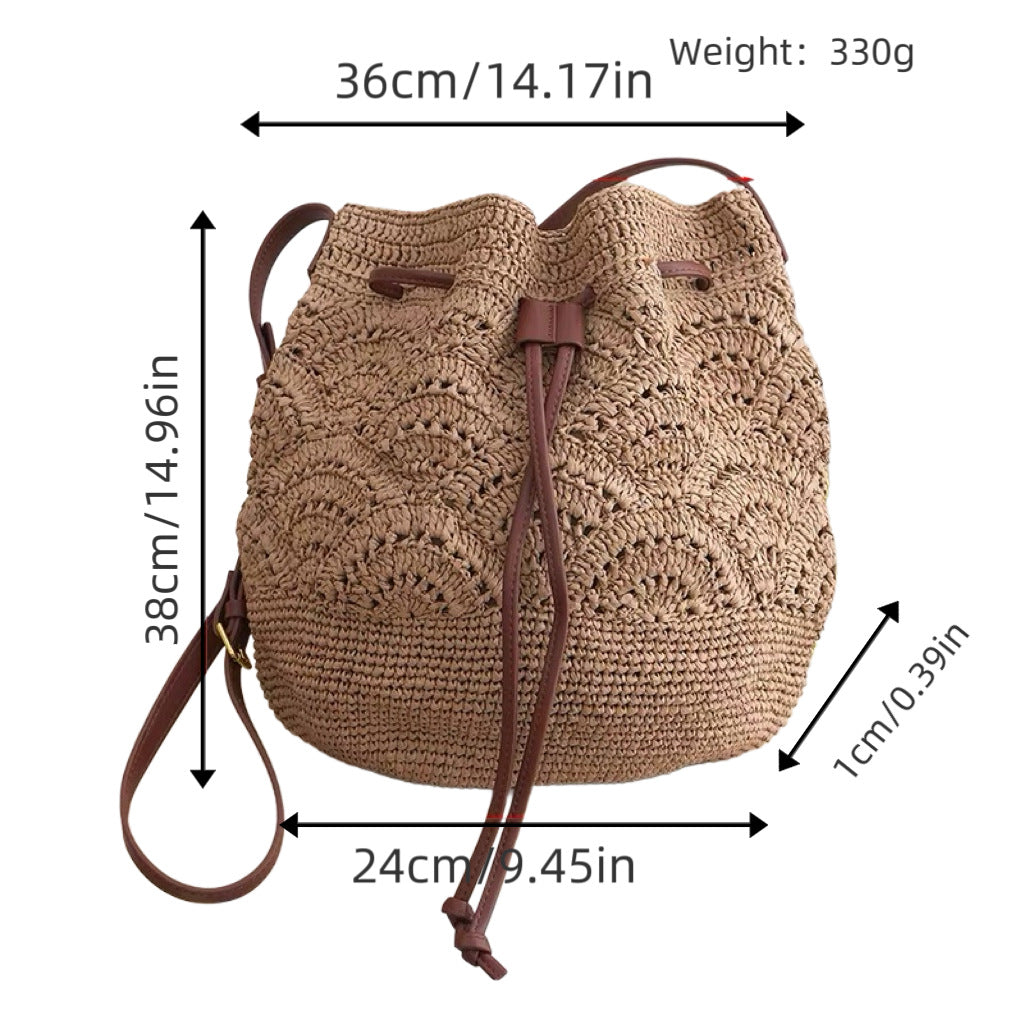 Crocodile pattern shoulder bag LoungeYard — product view 3