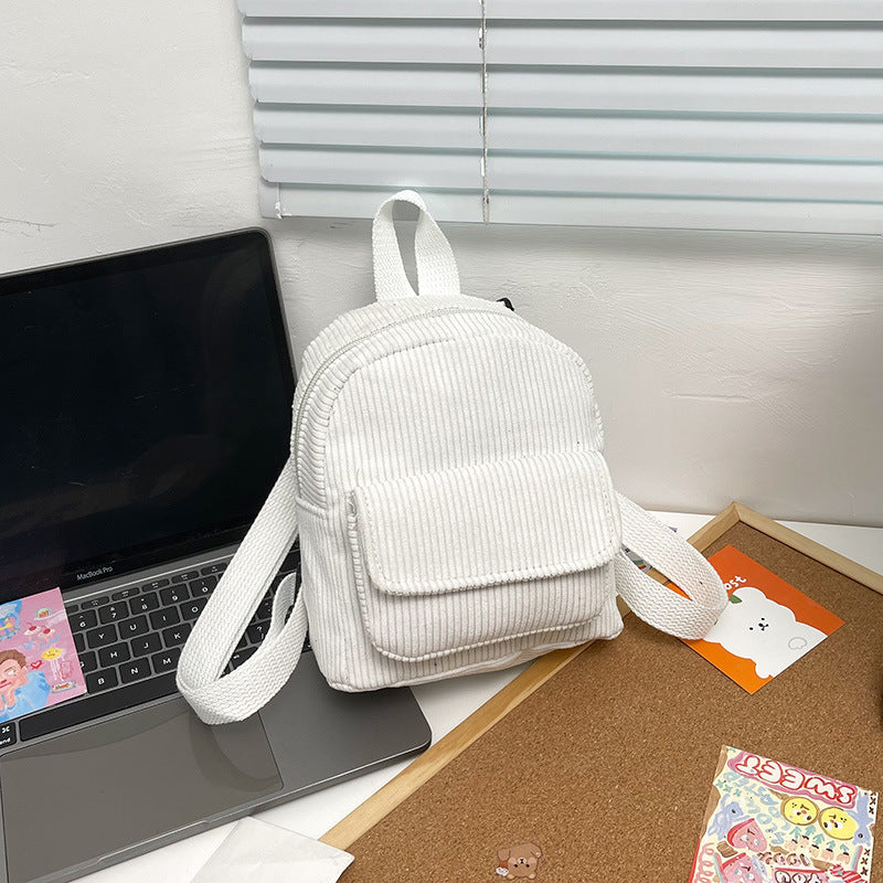 Corduroy Mini Backpack — product view 6