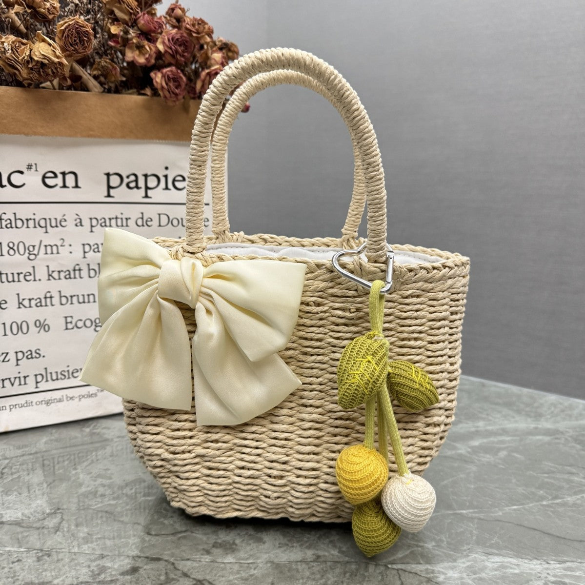 Playful Rattan Handbag LoungeYard — product view 3