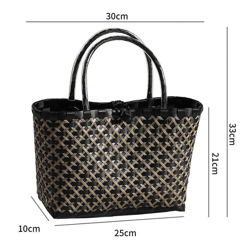 Stylish Woven Beach Tote LoungeYard — product view 5