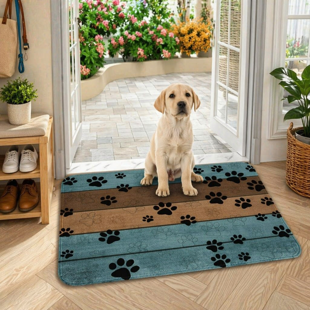 Pet-Themed Indoor Doormat Bowlift — product view 2