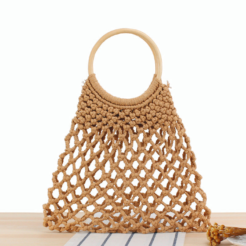 Handbag with Artistic Net Design LoungeYard — product view 5