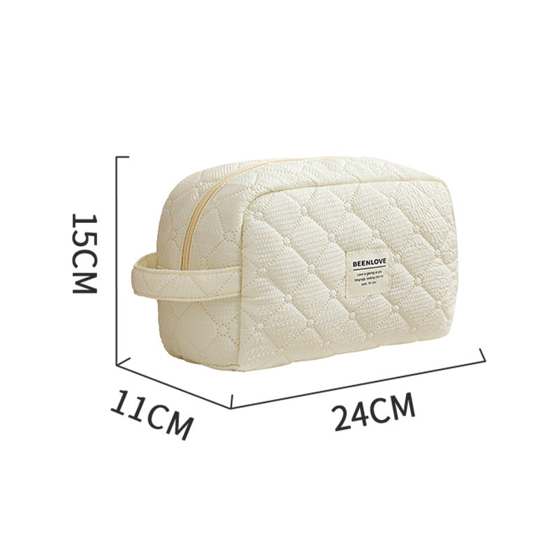 Quilted Travel Toiletry Organizer LoungeYard — product view 5