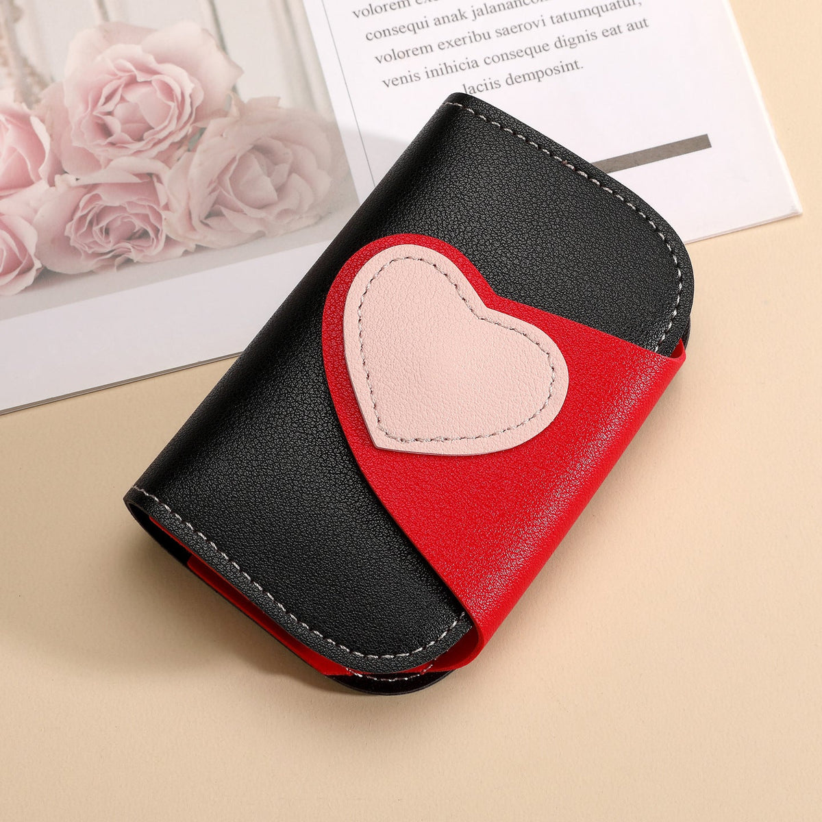 Heart-Embellished Mini Wallet — product view 4