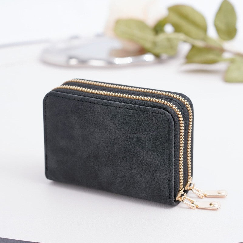 Double Folded Wallet Made of High-Quality Genuine Leather LoungeYard — product view 1