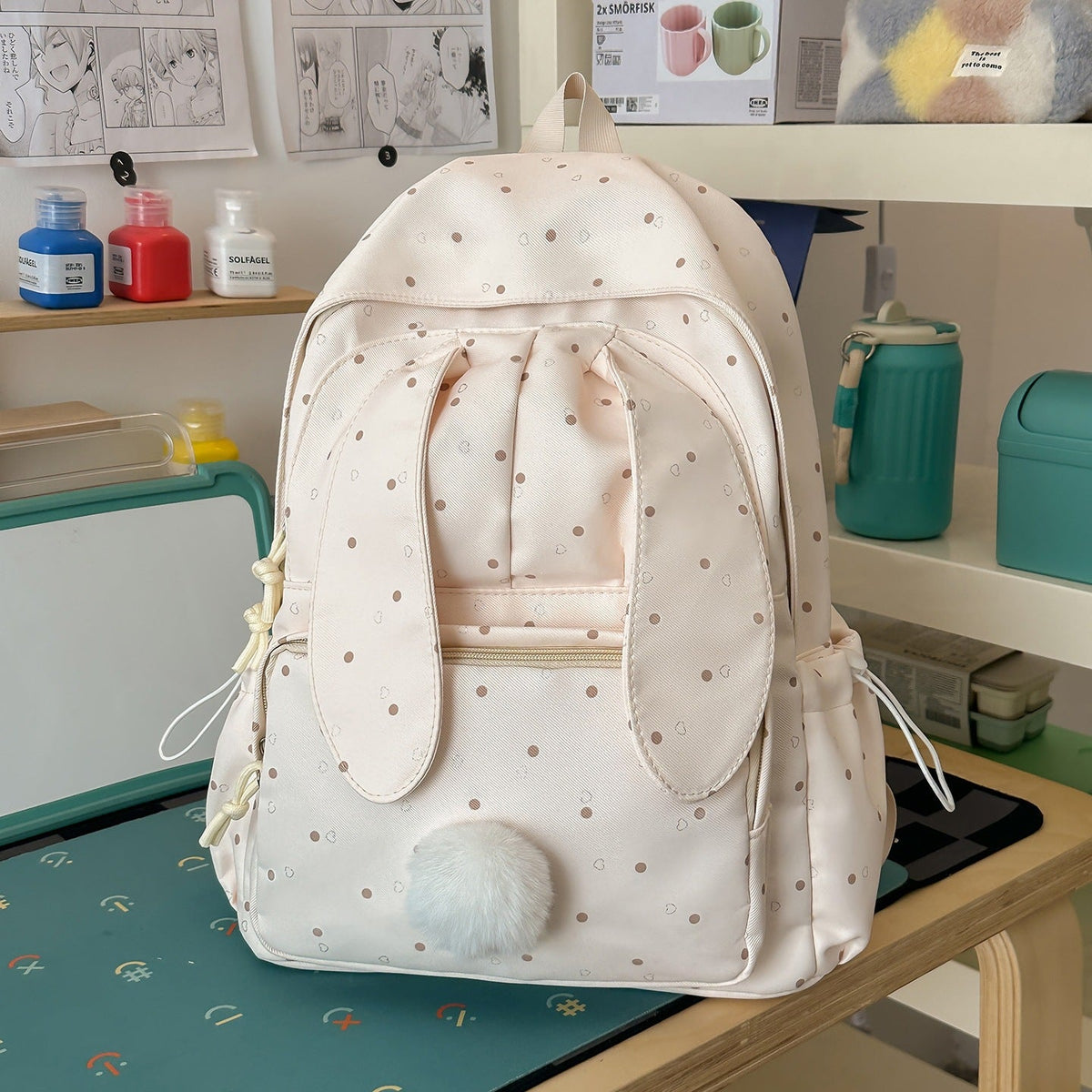 Cute Bunny Ear Backpack — product view 3