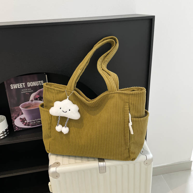 Cozy Textured Fabric Tote — product view 4
