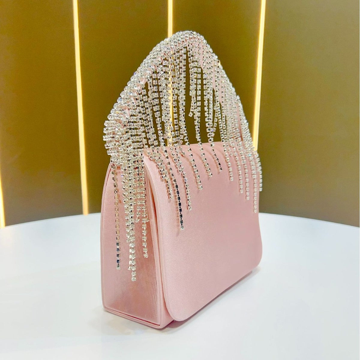 Crystal-Embellished Glam Clutch — product view 2
