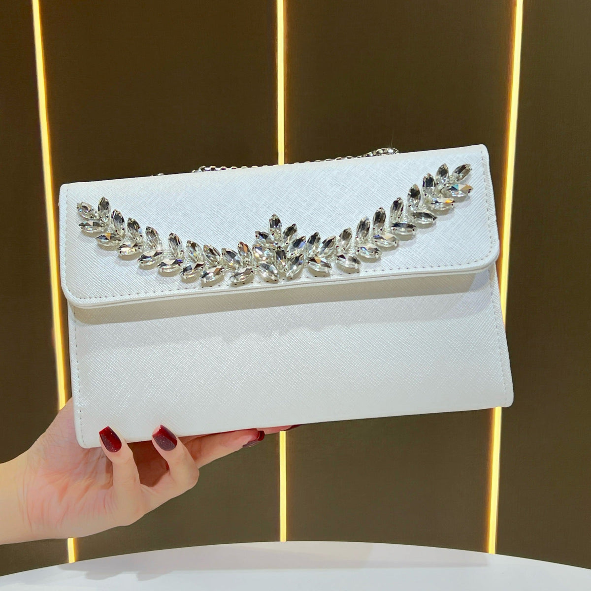 Crystal-Embellished Evening Bag — product view 6